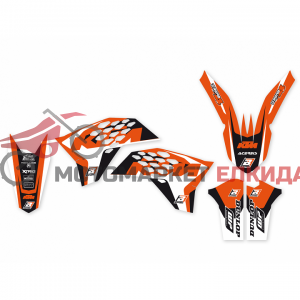 Лепенки KTM SX-SXF 07-10/EXC 08-11 2527N DREAM 4 BLACKBIRD